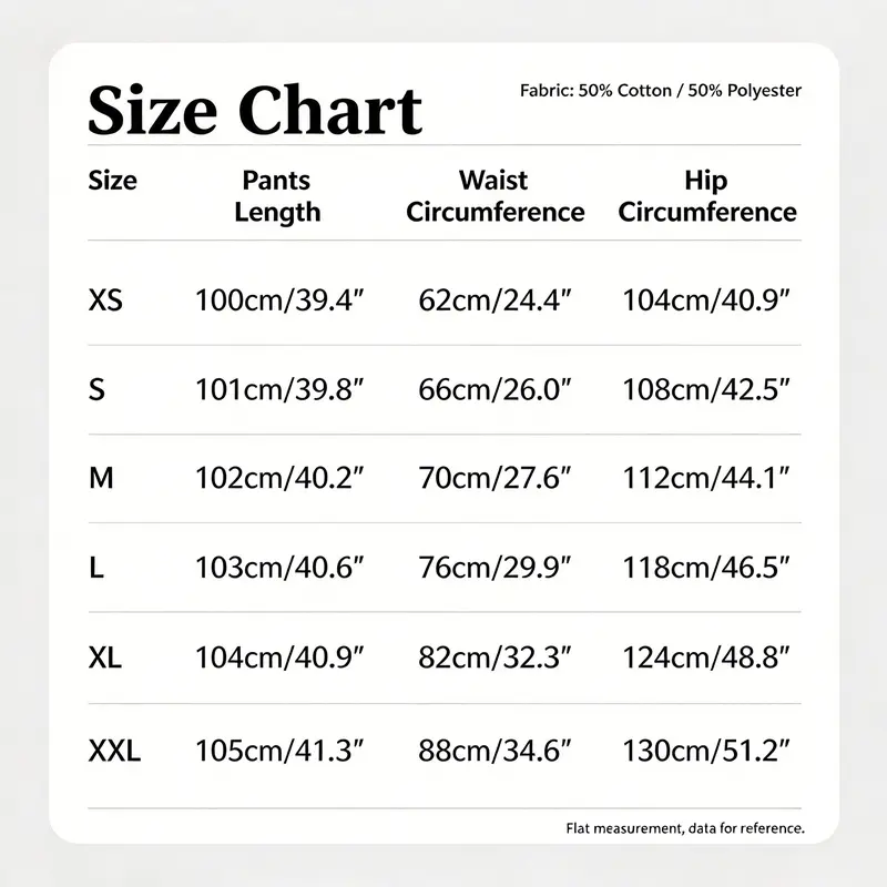 Cotton-blend wide-leg pants - size chart