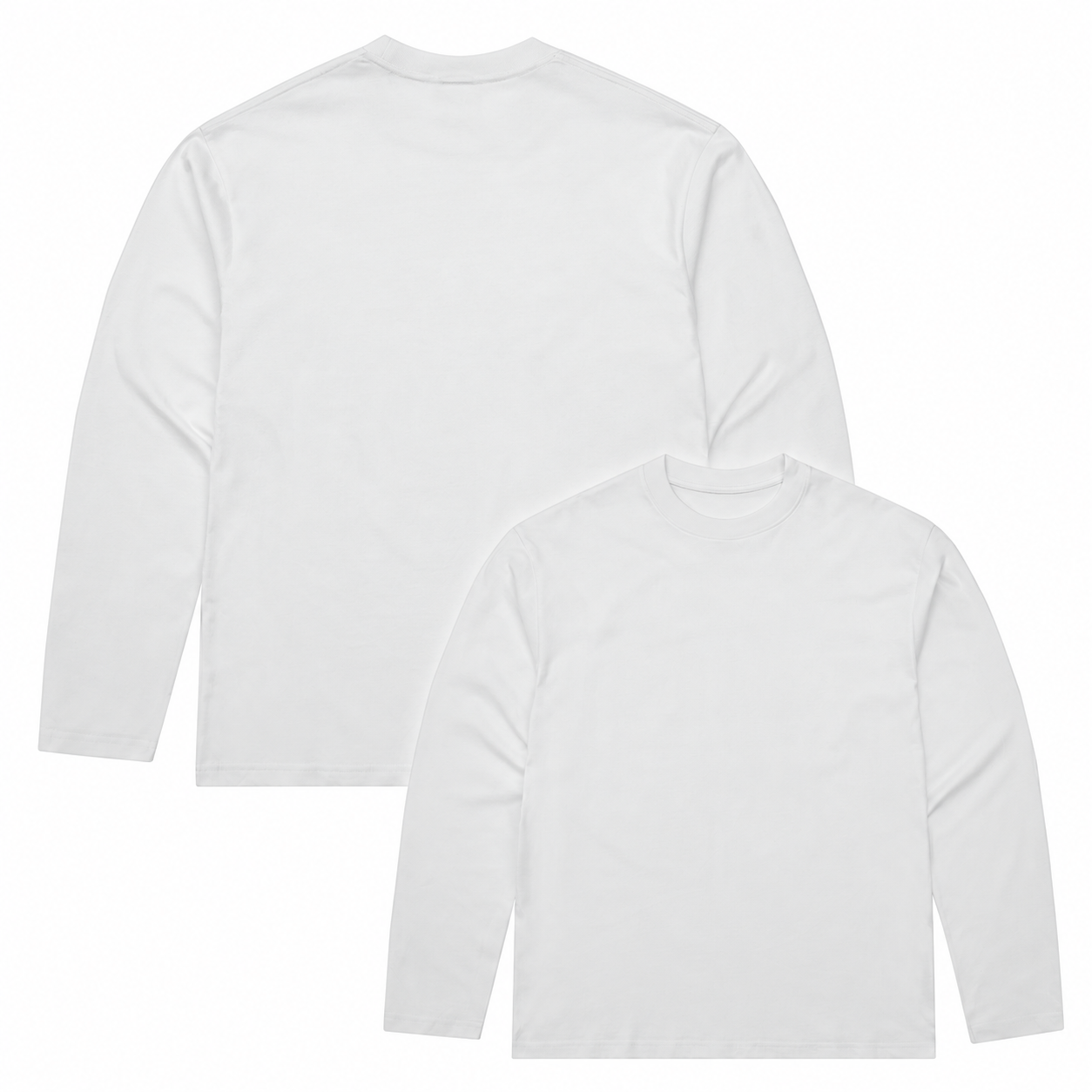 Cotton Long-Sleeve T-Shirt — White · 14