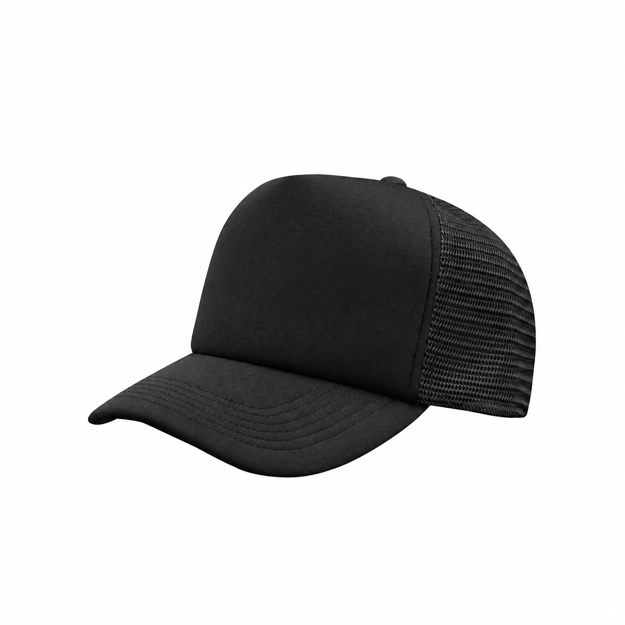 Adjustable Mesh-Back Cap — Black · 35