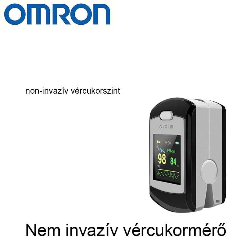 Omron nem invazív vércukormérő (5 másodperces mérés/99%-os pontosság)