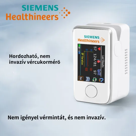 2025 Siemens non-invazív multifunkcionális vércukormérő
