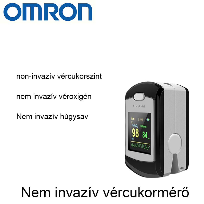 Omron nem invazív vércukormérő (5 másodperces mérés/99%-os pontosság)
