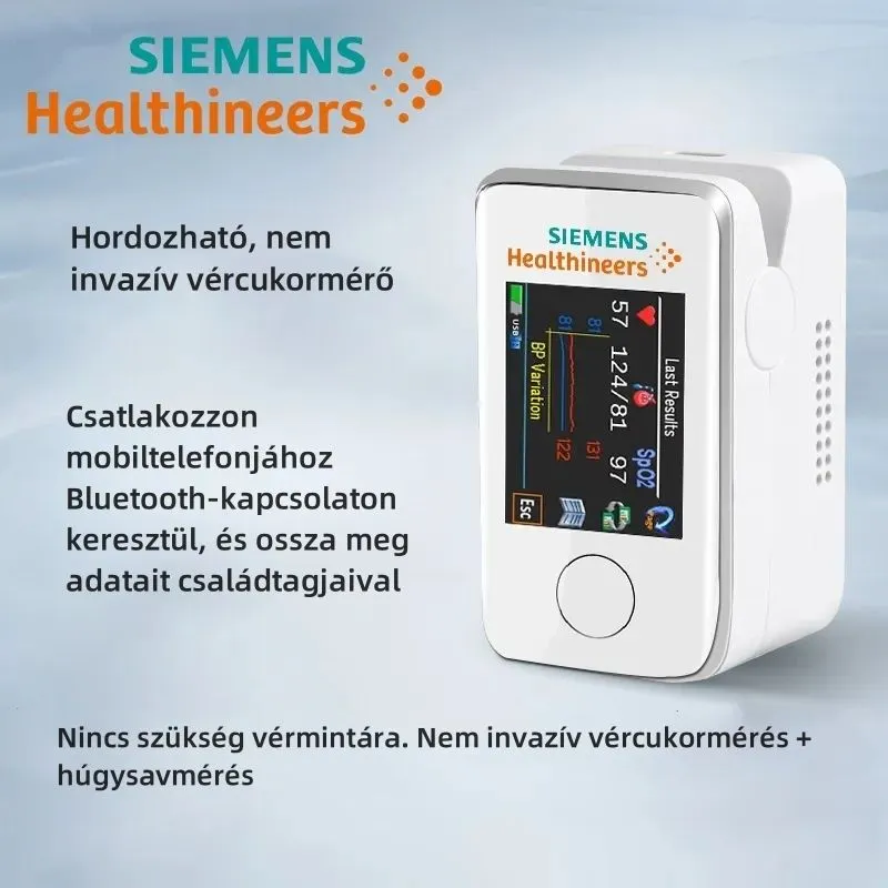 2025 Siemens non-invazív multifunkcionális vércukormérő