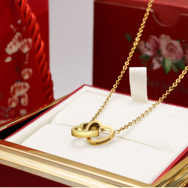 💖📿50% sleva 🎁Eternal Rose Box - Colier personalizat gravat