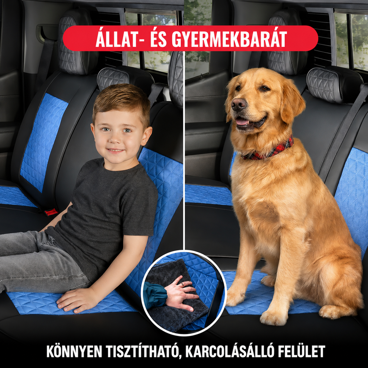 5 részes autós üléshuzat komplett készlet PU bőr autósülés párna univerzális autósülés huzat komplett készlet, kompatibilis az ötüléses modellekkel