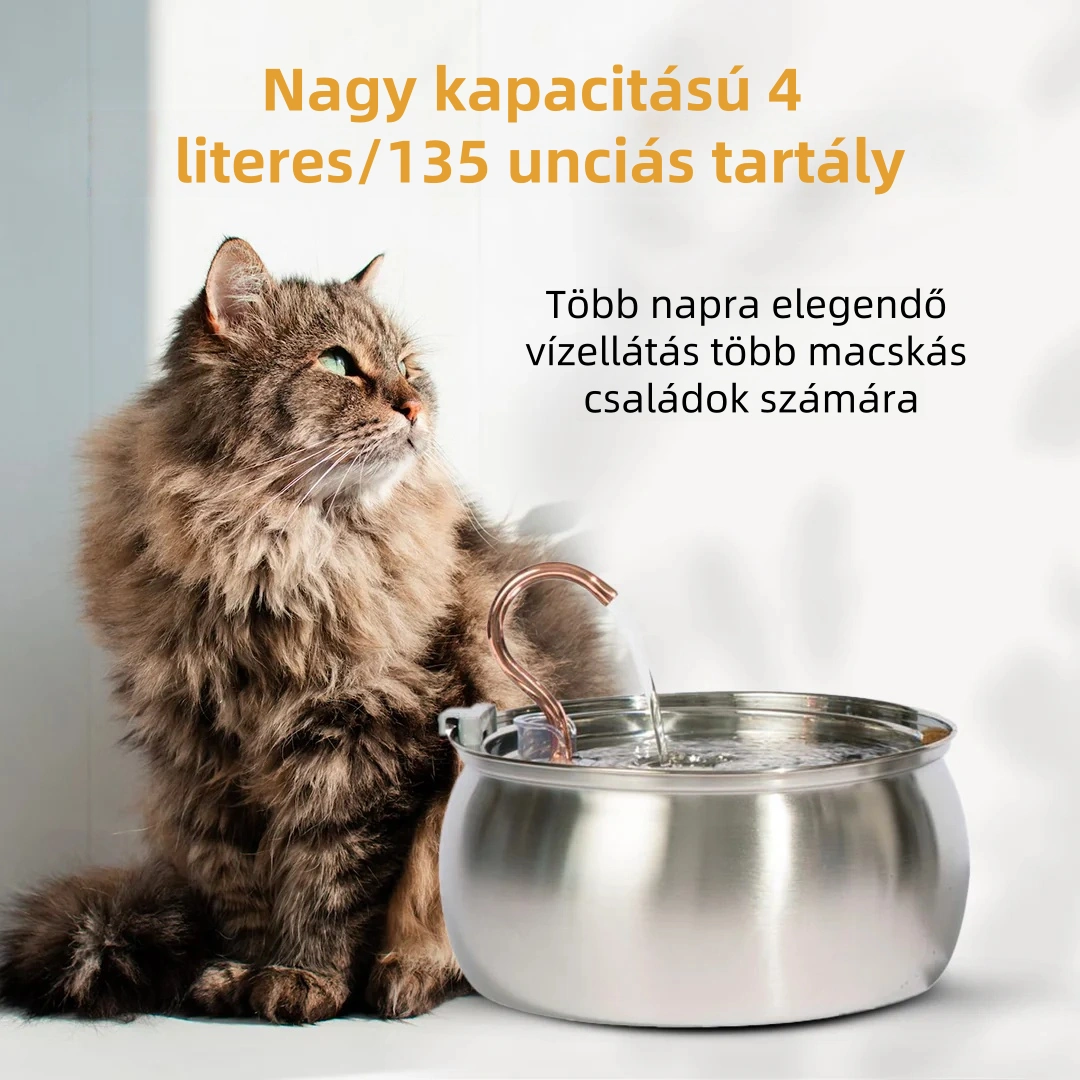 😻😻KittySpout™ Vezeték nélküli Itató - Egészséges és Boldog Macska Készlet