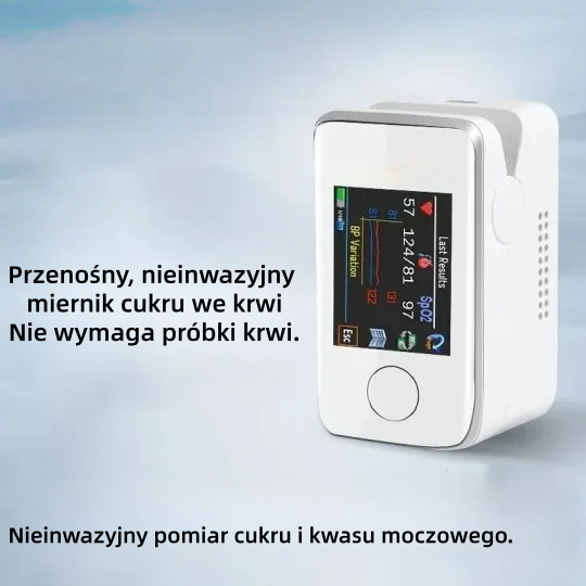 🔥Oferta limitowana na rok 2025👩‍⚕️Nieinwazyjny, wielofunkcyjny glukometr👩‍⚕️
