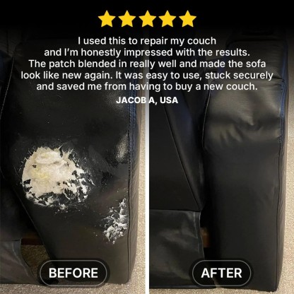 Self-Adhesive Leather Repair Patch Tape for Sofas & Car Seats