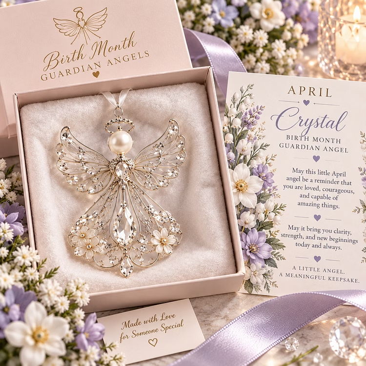 🌟Last Day 60% OFF🎁Birth Month Guardian Angel | 12 Birthstone-Inspired Keepsakes for Meaningful Gifts✨
