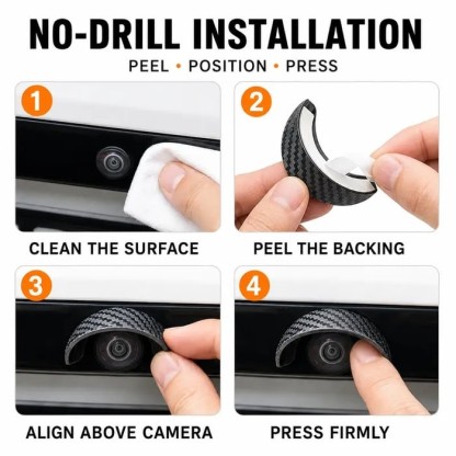 Soft PVC Sun Shade Cover, Waterproof Protector Hood for Reversing Backup Camera