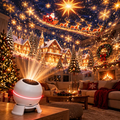 🎅🎄 Turn Any Room Into a Christmas Wonderland – Holiday Projection Night Light