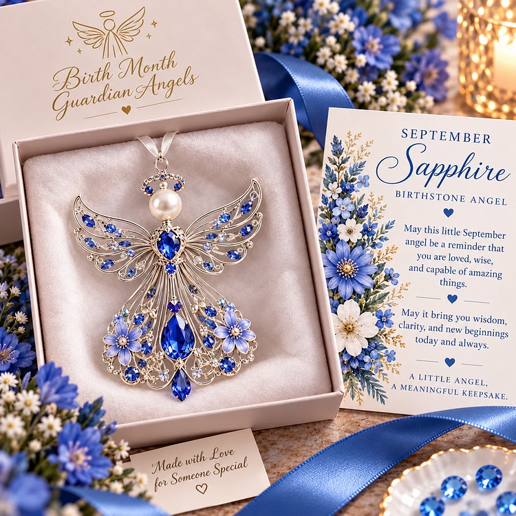 🌟Last Day 60% OFF🎁Birth Month Guardian Angel | 12 Birthstone-Inspired Keepsakes for Meaningful Gifts✨