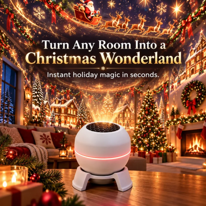 🎅🎄 Turn Any Room Into a Christmas Wonderland – Holiday Projection Night Light