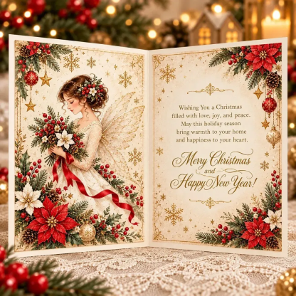 🔥Last Day 49% OFF✨3D Christmas Angel Greeting Card