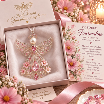 🌟Last Day 60% OFF🎁Birth Month Guardian Angel | 12 Birthstone-Inspired Keepsakes for Meaningful Gifts✨