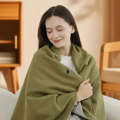 🔥 Christmas Sale — 60% OFF! ❄️ Stay Warm All Winter — Portable Electric Heated Blanket Shawl