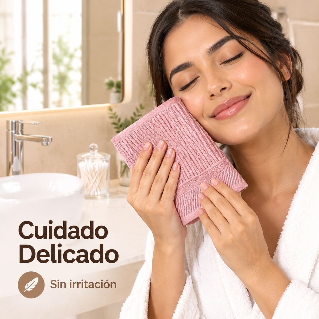 Toalla facial cuadrada de algodón puro para uso doméstico