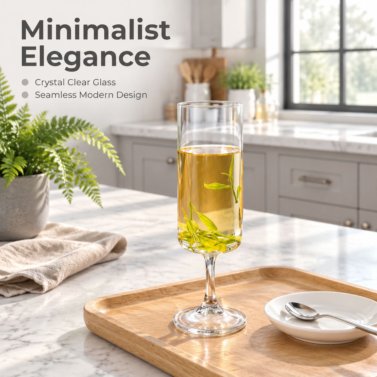High Borosilicate Glass Green Tea Cup