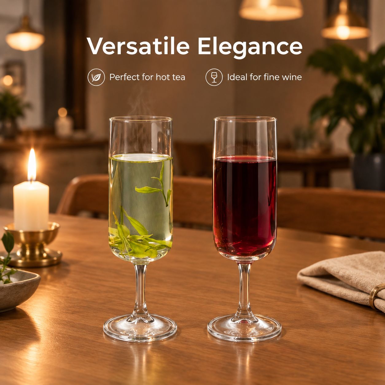 High Borosilicate Glass Green Tea Cup
