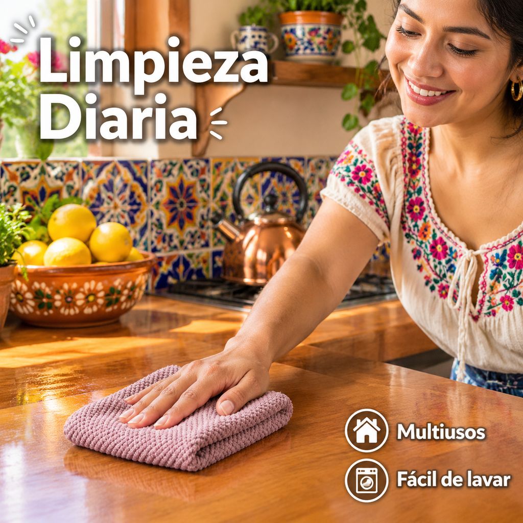 Toalla súper absorbente que no suelta pelusa