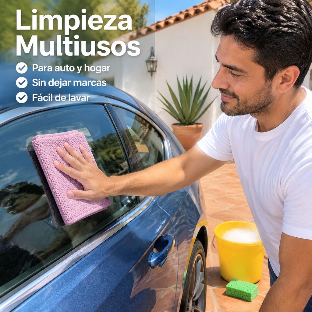 Toalla súper absorbente que no suelta pelusa