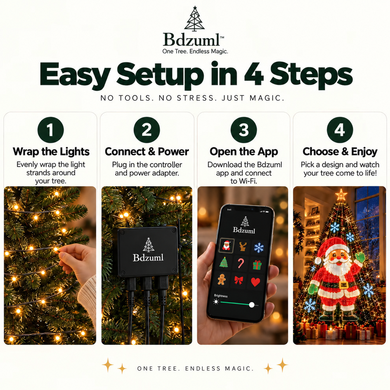 Bdzuml™ — Christmas Tree LED Lights