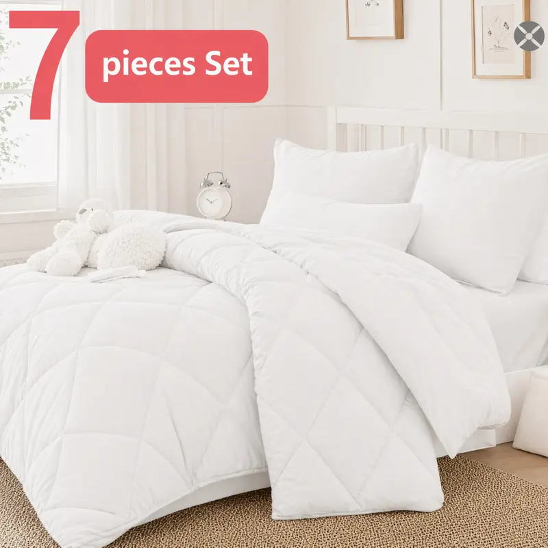 7-Piece Microfiber Comforter Set