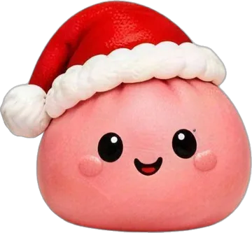 Festive squishy character