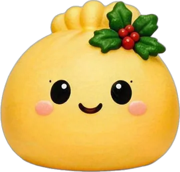 Festive squishy character