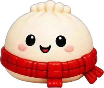 Festive squishy character