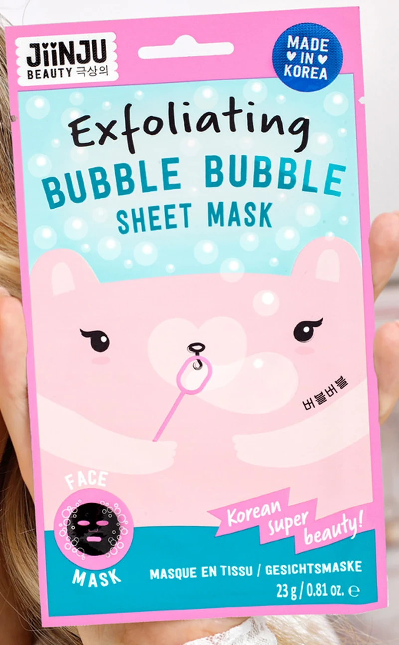 JiiNJU Exfoliating Bubble Bubble Sheet Mask