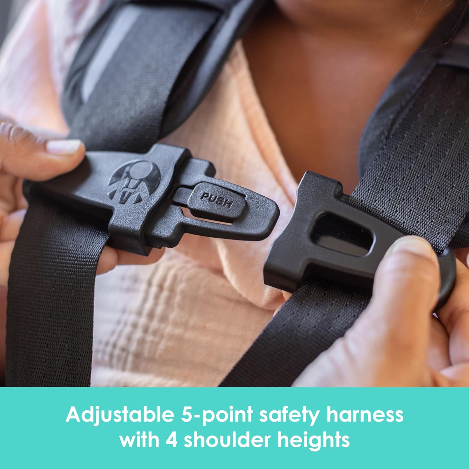 Hybrid SI adjustable 5-point safety harness