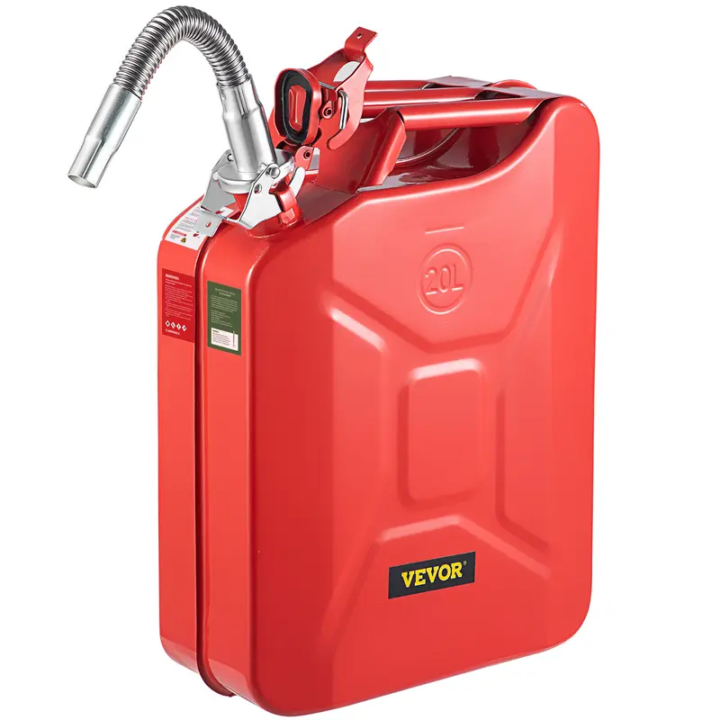 20L Metal Fuel Jerry Can, 2-Pack
