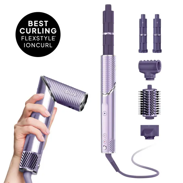 FlexStyle IonCurl Hair Styler in Lilac - HD840