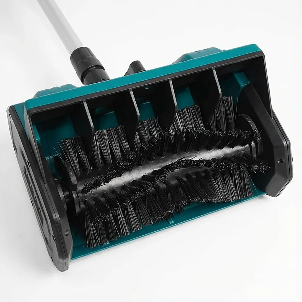 Snow sweeper rotating brush detail