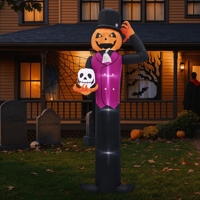 12FT giant Halloween Pumpkin Man