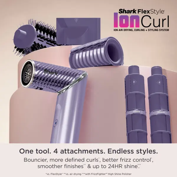 FlexStyle IonCurl Hair Styler in Lilac - HD840