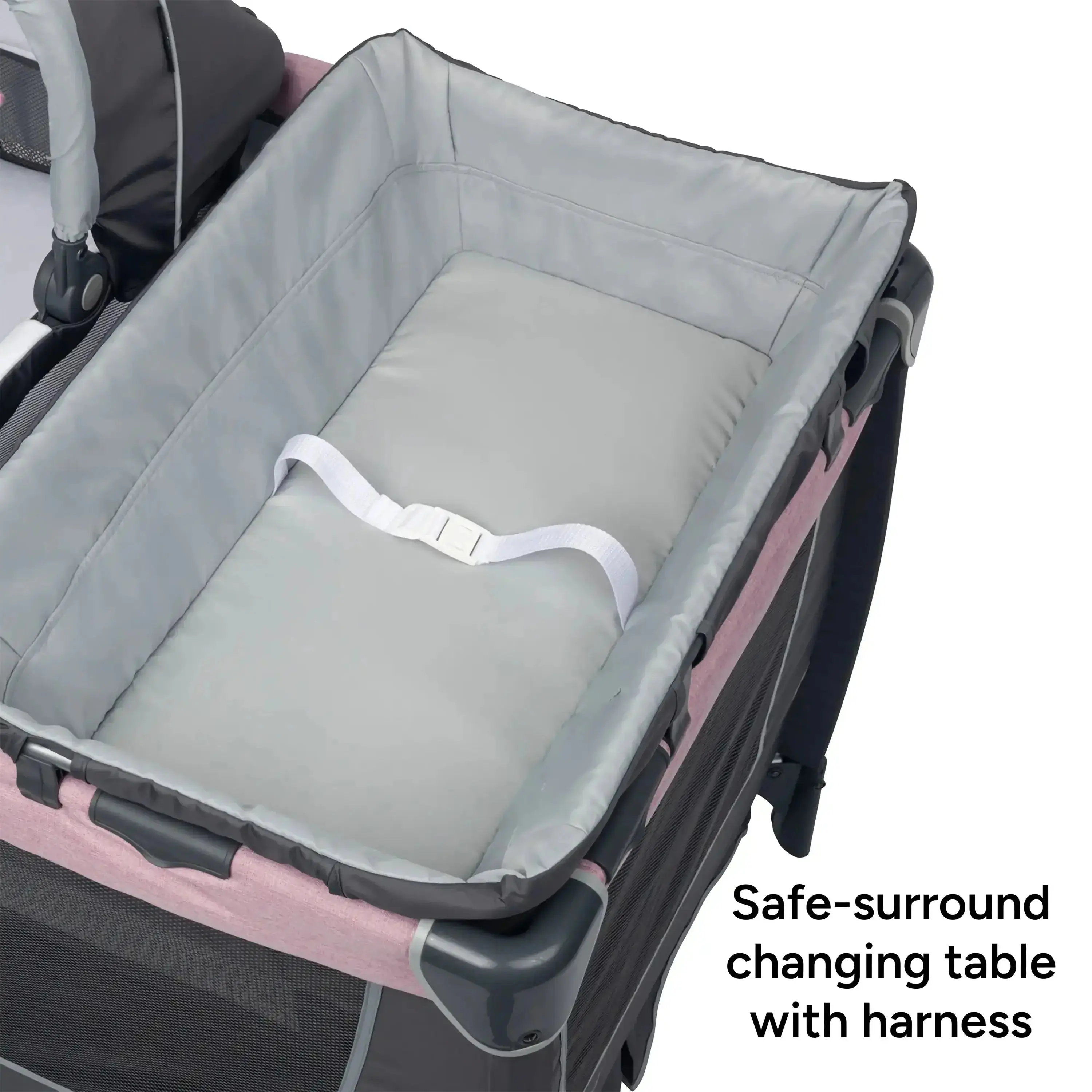 Portable Baby Playard with Bassinet & Changing Table