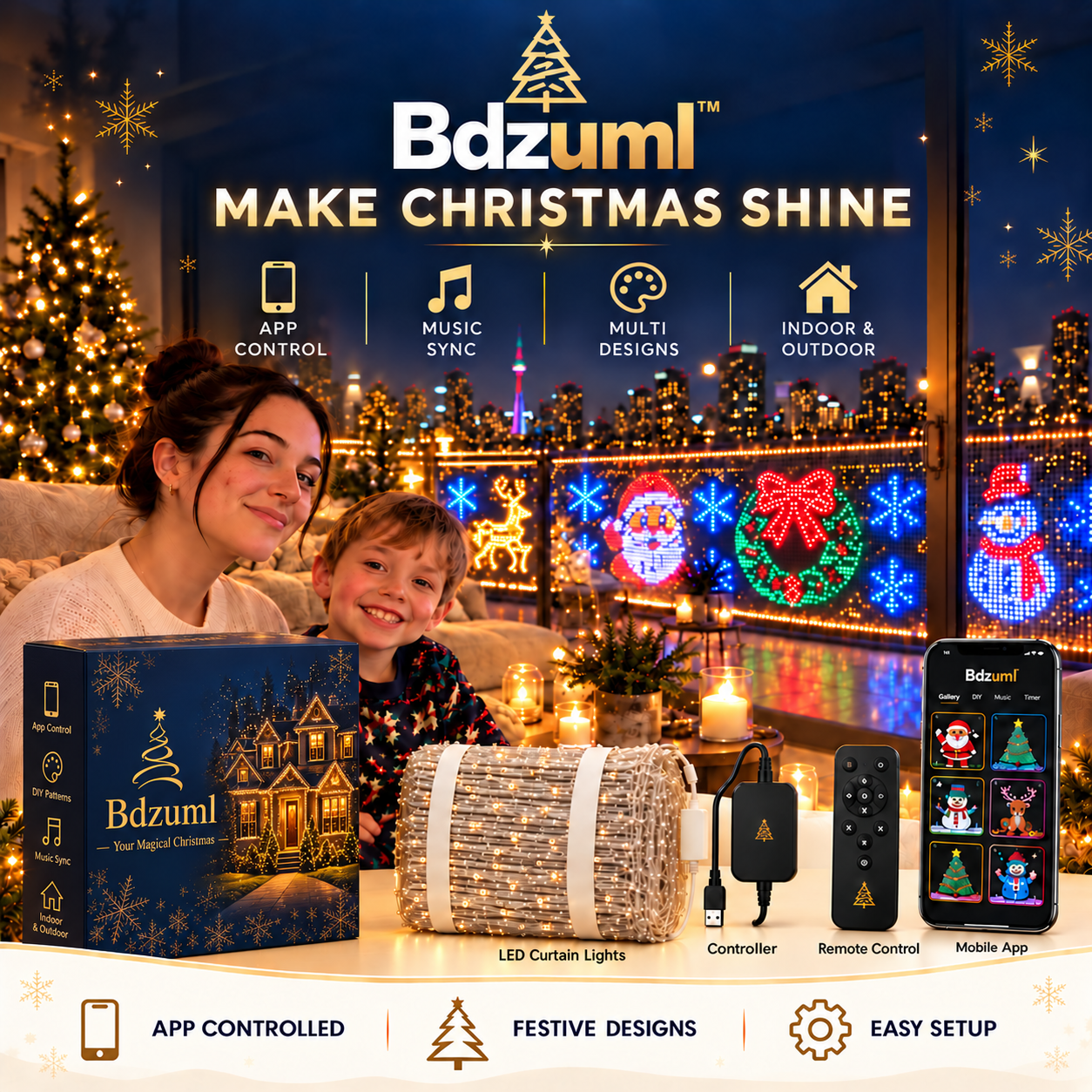 Bdzuml™ Smart Balcony Lights