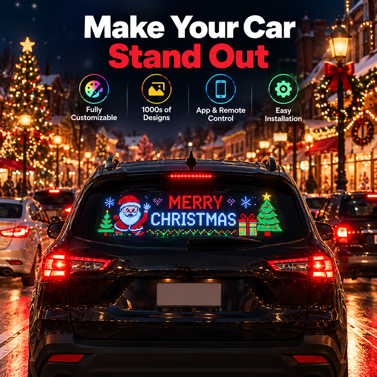 Custom LED Car Display