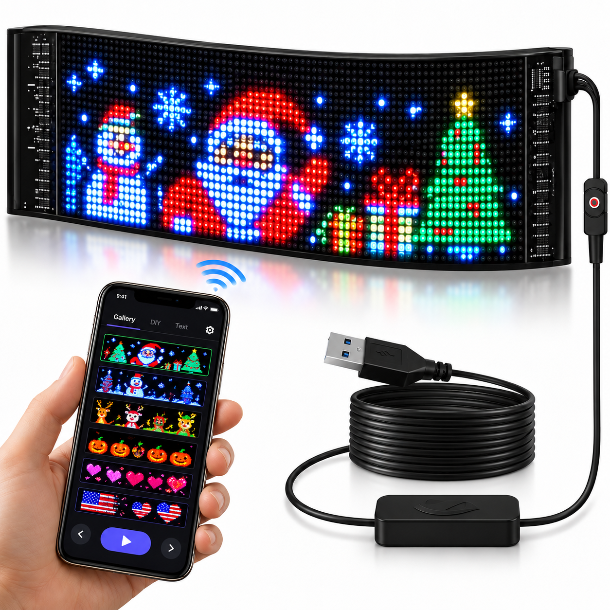 Custom LED Car Display