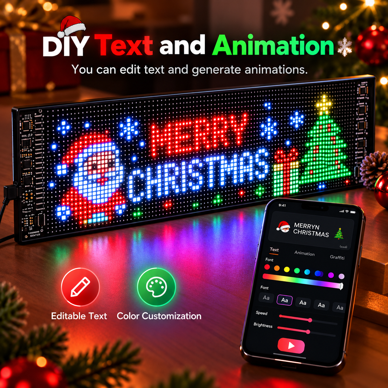Custom LED Car Display