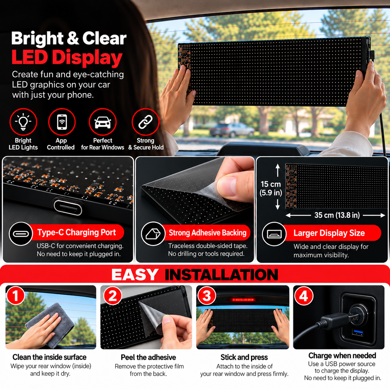 Custom LED Car Display