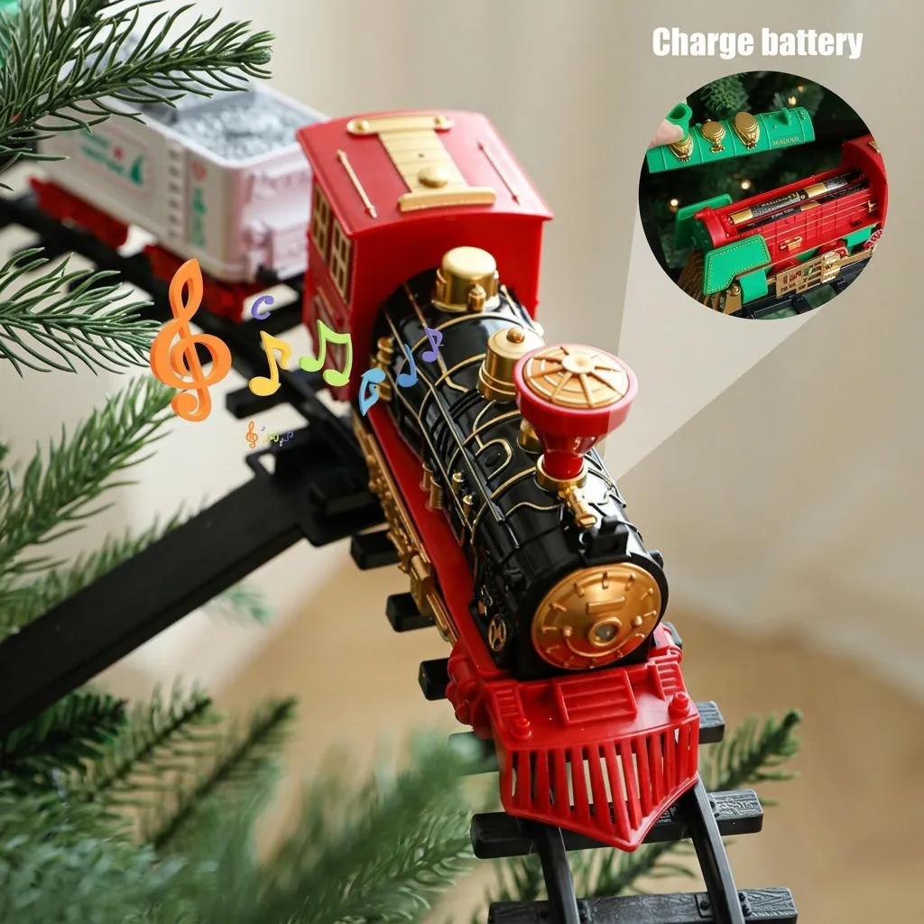 TreeTrack Train – Elevated Christmas Tree Train Set