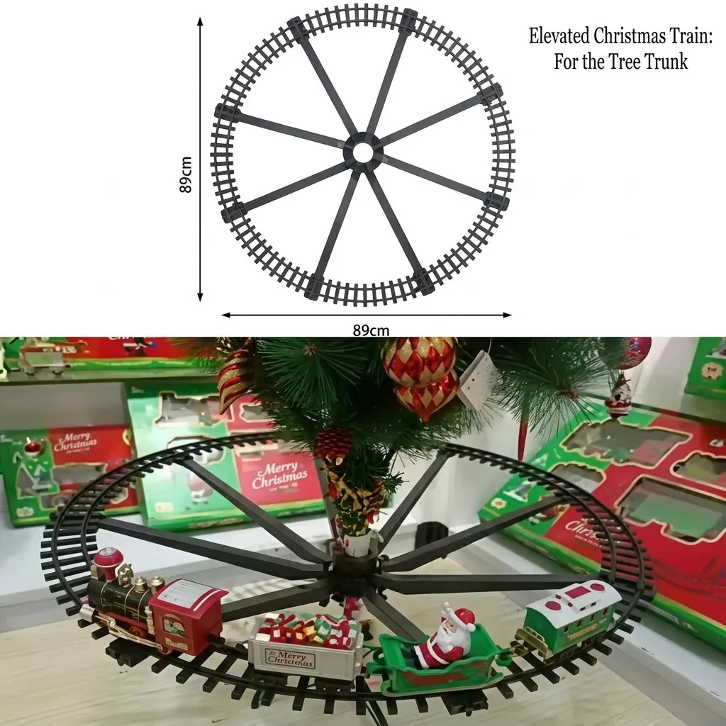 TreeTrack Train – Elevated Christmas Tree Train Set