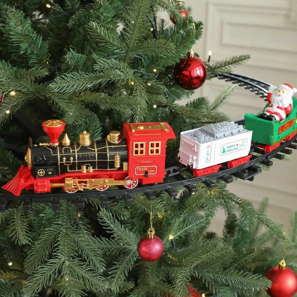 TreeTrack Train – Elevated Christmas Tree Train Set