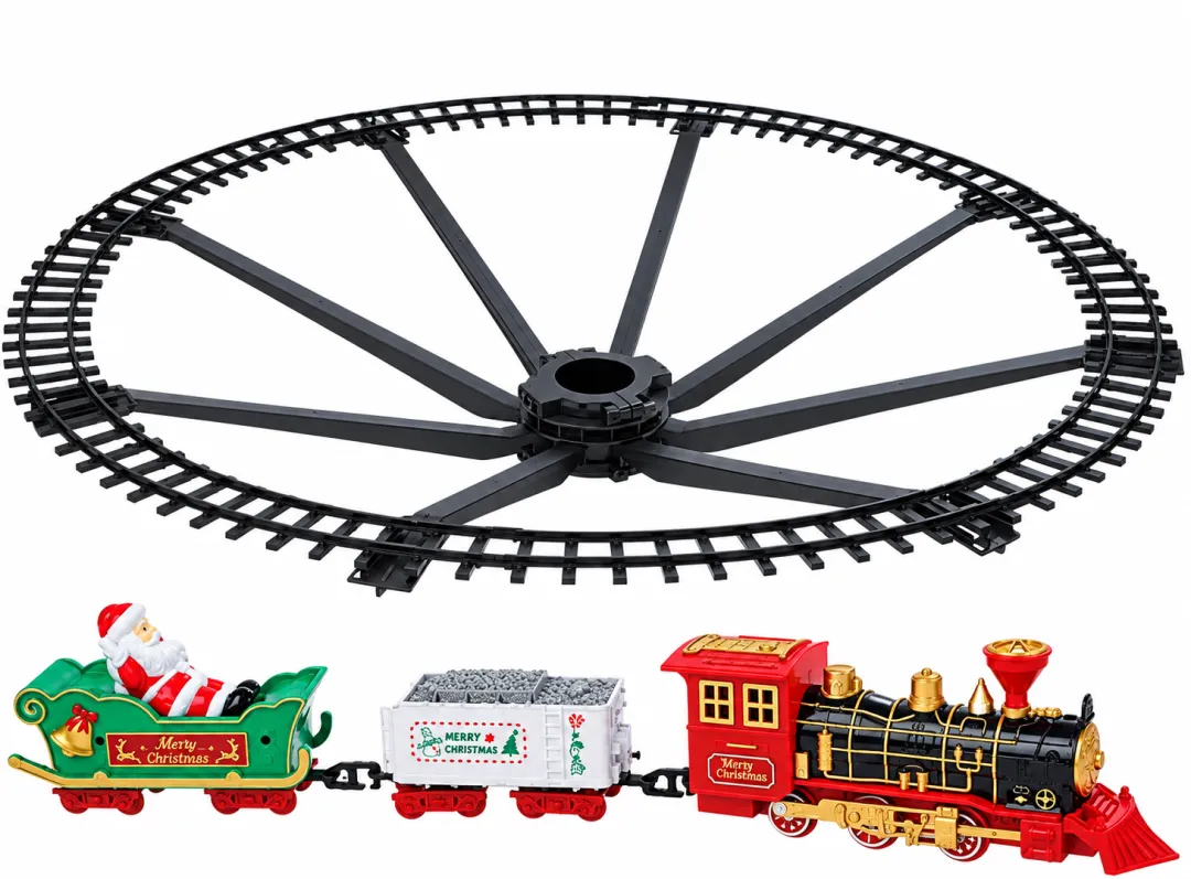 TreeTrack Train – Elevated Christmas Tree Train Set