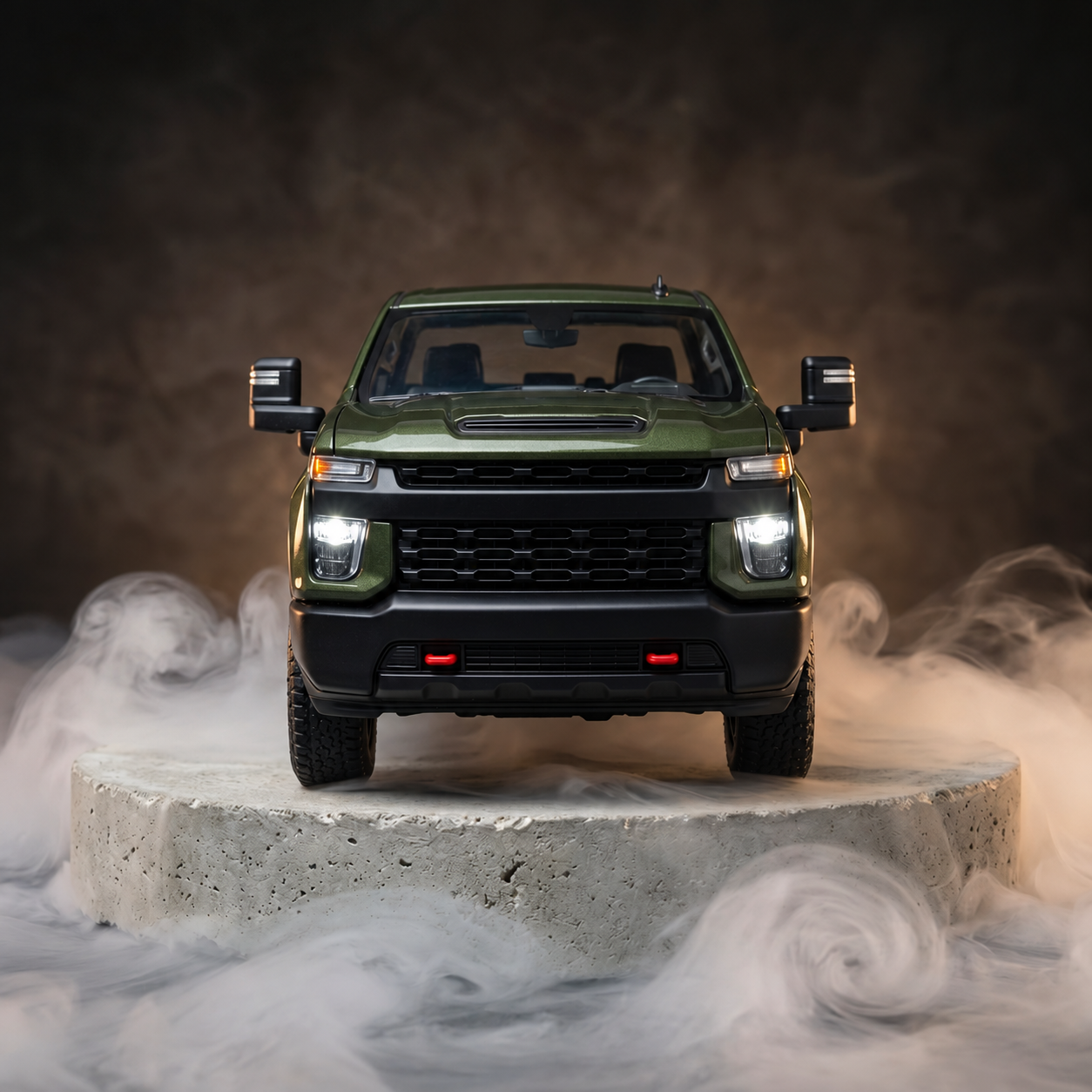 Silverado truck diffuser, front view