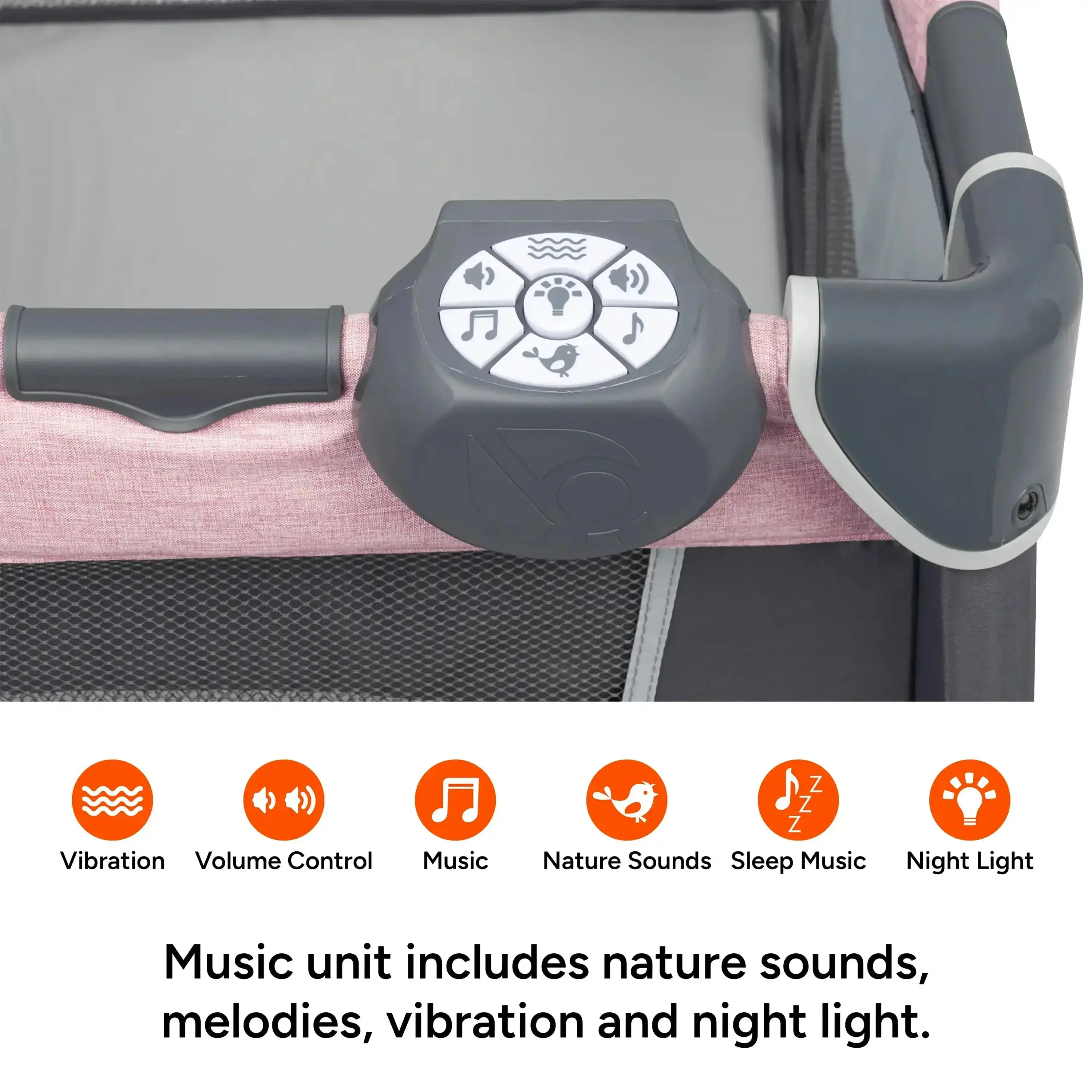 Portable Baby Playard with Bassinet & Changing Table