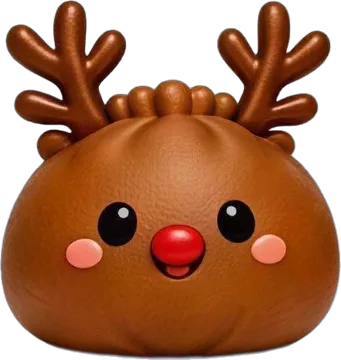 Festive squishy character